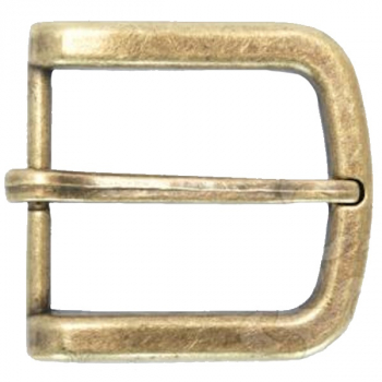 Design Gürtelschnalle Altmessing von Umjubelt